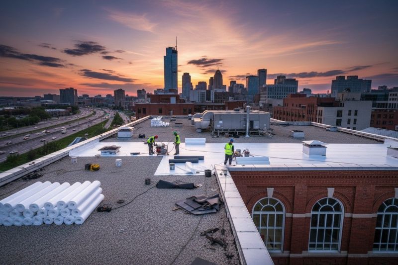 Industrial Roof Replacement detail
